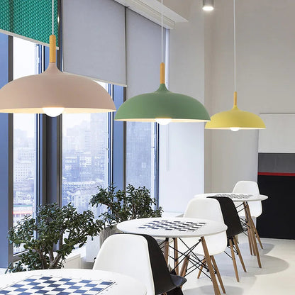Moderne nordisk loftlampe i skandinavisk egetræsdesign Hængelampe Tech Butik