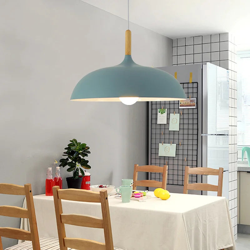 Moderne nordisk loftlampe i skandinavisk egetræsdesign Hængelampe Tech Butik