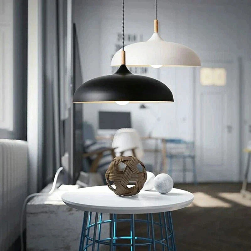 Moderne nordisk loftlampe i skandinavisk egetræsdesign Hængelampe Tech Butik