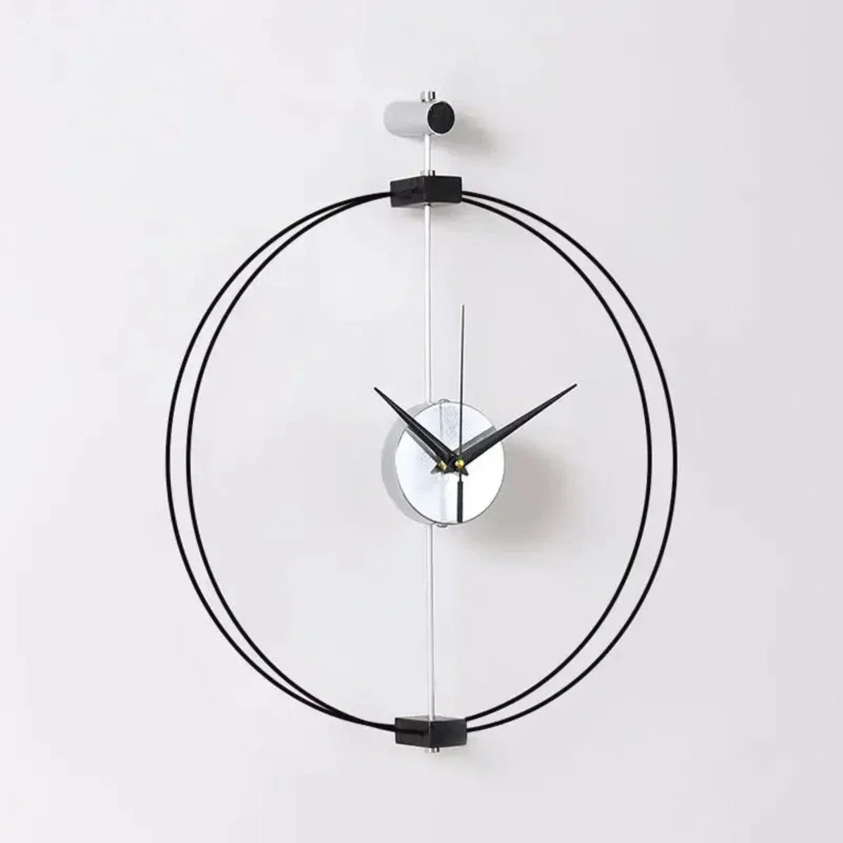 Moderne og robust vægur Ure Tech Butik Sølv