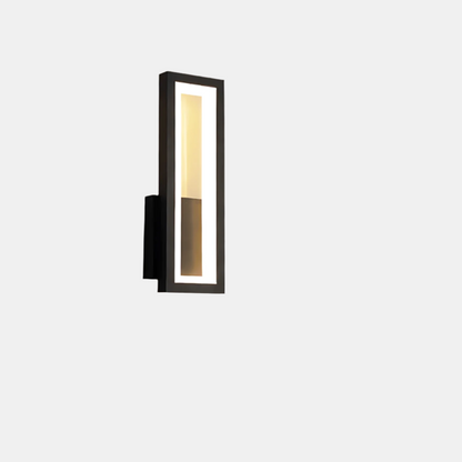 Moderne rektangulær LED-væglampe til elegant belysning Væglamper Tech Butik Sort