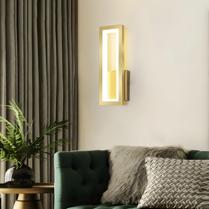 Moderne rektangulær LED-væglampe til elegant belysning Væglamper Tech Butik