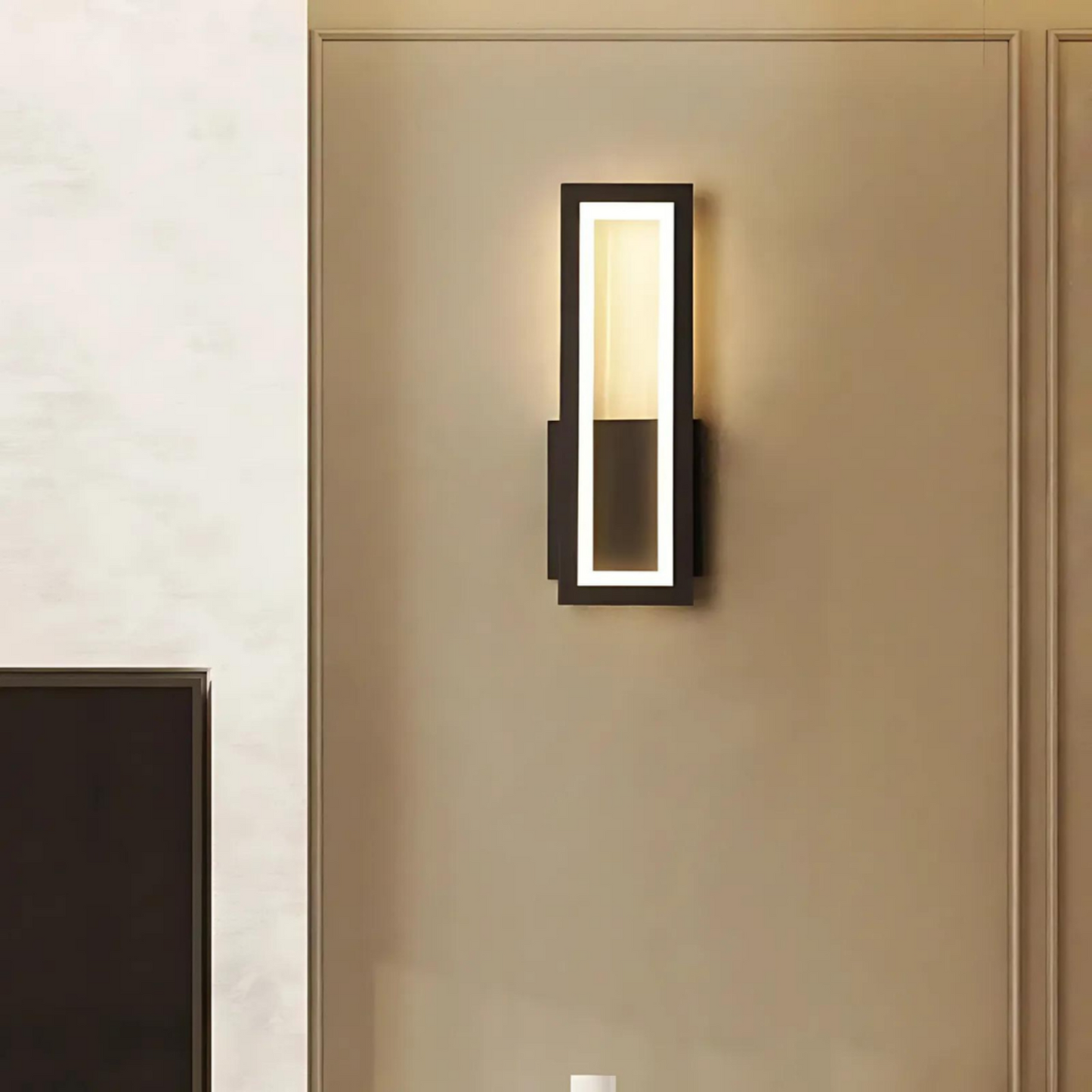 Moderne rektangulær LED-væglampe til elegant belysning Væglamper Tech Butik