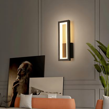 Moderne rektangulær LED-væglampe til elegant belysning Væglamper Tech Butik