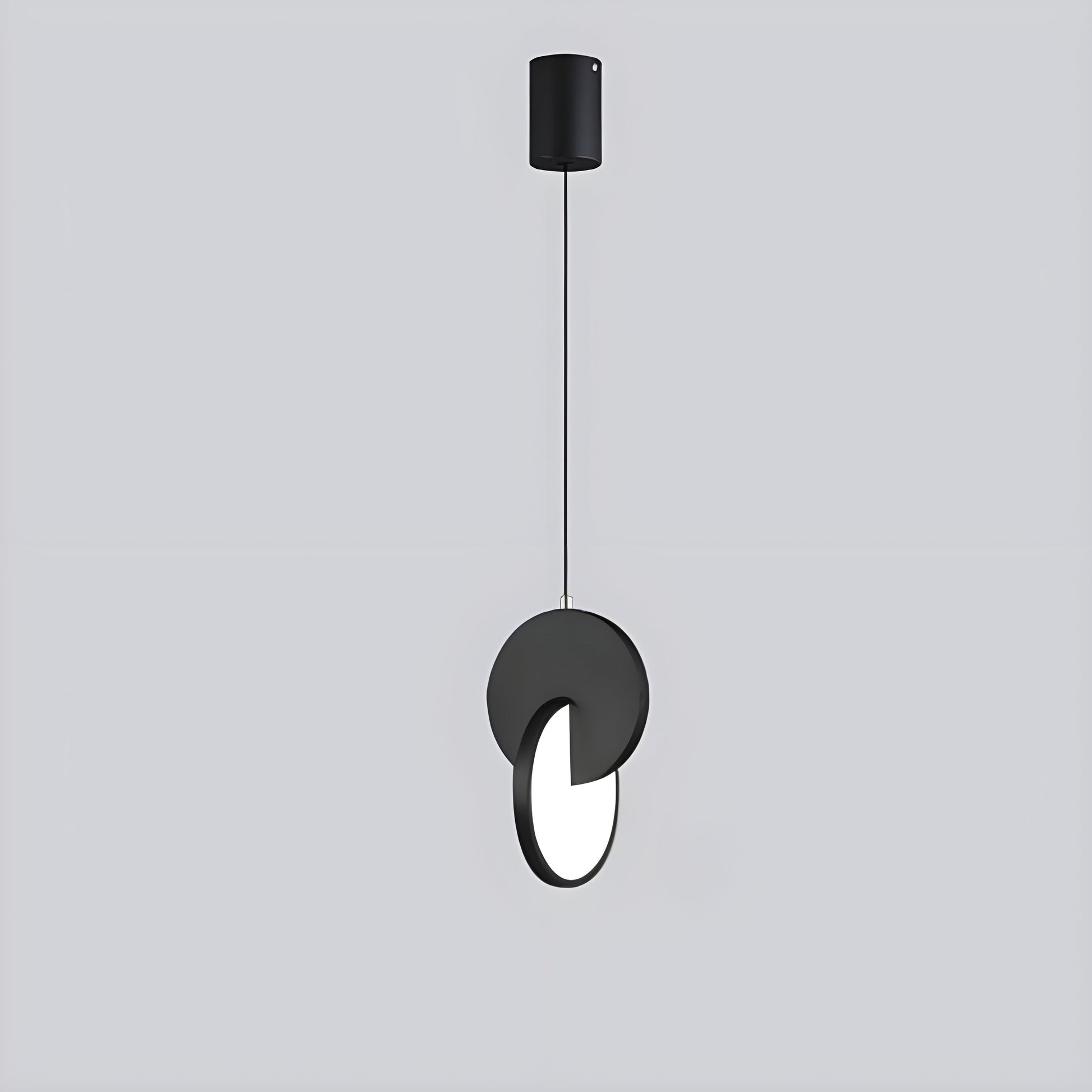 Moderne skandinavisk rund pendellampe Hængelamper Tech Butik Grå - Lille