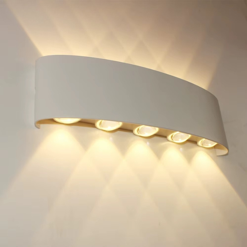 Moderne udendørs LED-havelampe til stilfulde aftener Væglamper Tech Butik 5 lys