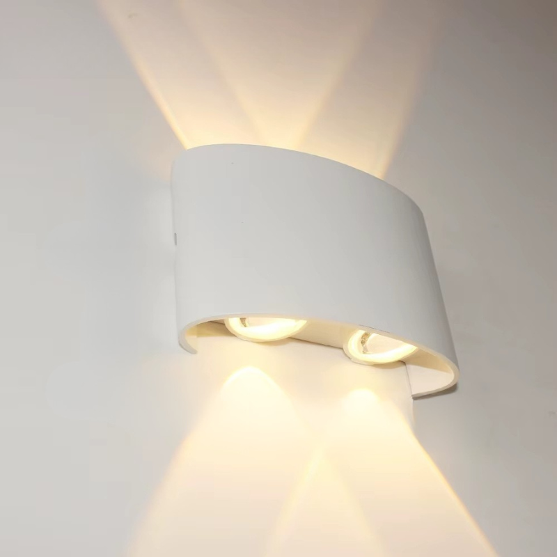 Moderne udendørs LED-havelampe til stilfulde aftener Væglamper Tech Butik 2 lys