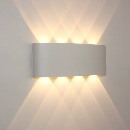 Moderne udendørs LED-havelampe til stilfulde aftener Væglamper Tech Butik 4 lys