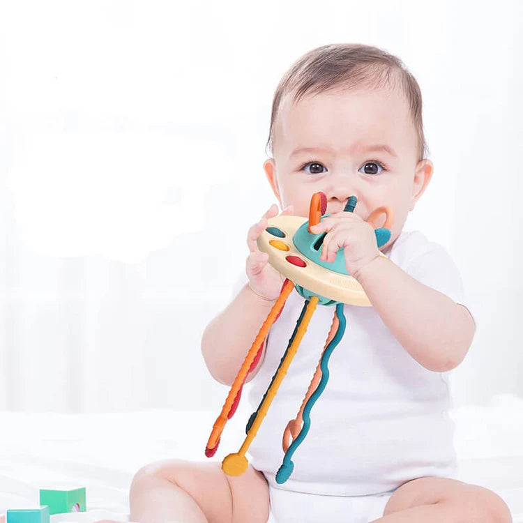 Sanse Rangle – Beroligende & Udviklende Babylegetøj Rangle & Bider Tech Butik