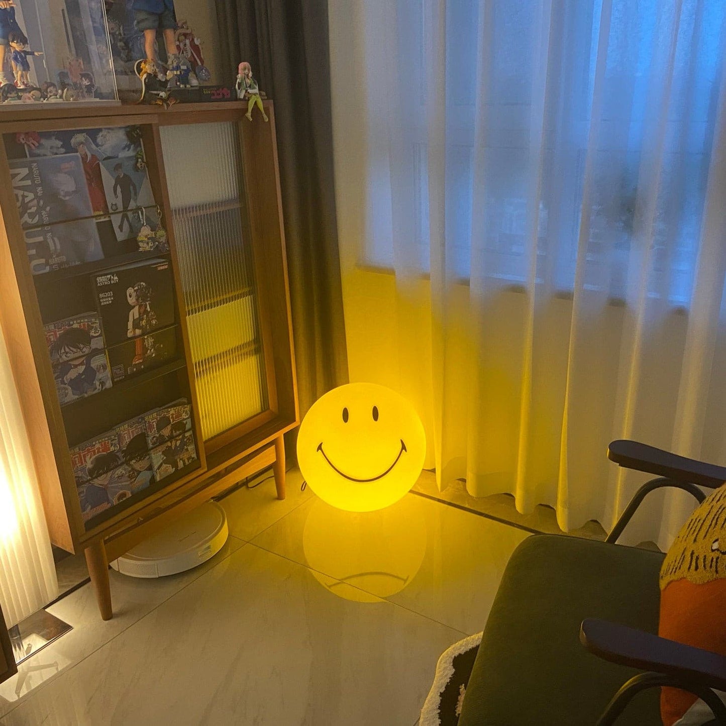 Smiley bordlampe – muntert design til lyst og sjovt lys Table lamp Tech Butik