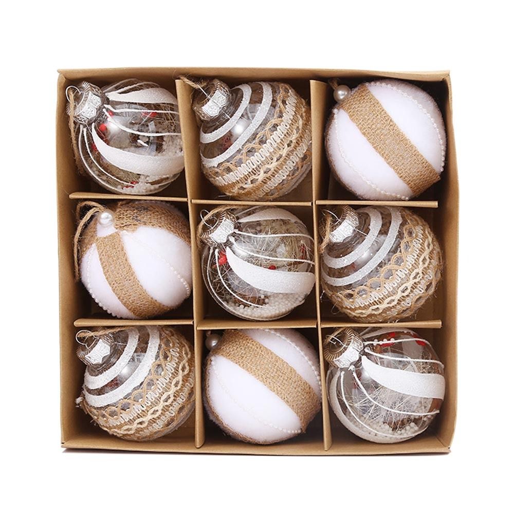 Multifarvede Juletræboller – Dekoration til Festlig Jul Julepynt Tech Butik Stil E