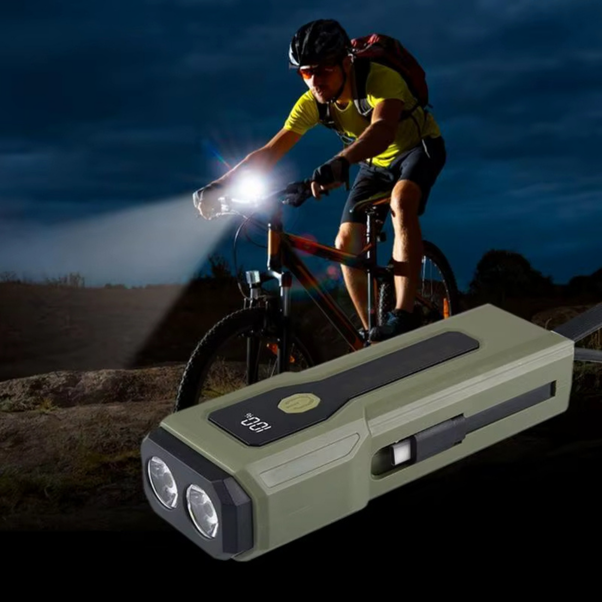 Multifunktionel lampe med powerbank – Lys & opladning overalt Belysning Tech Butik