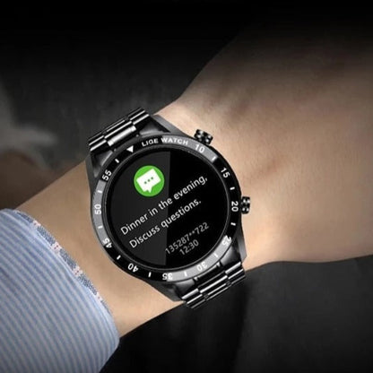 Multifunktionel Smartwatch Med Stilfuldt Design Og Sundhedsovervågning Smartur Tech Butik