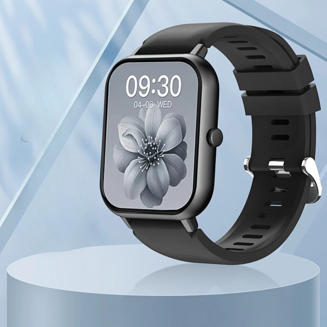 Multifunktionel Touchscreen Smartwatch med Sport og Opkald Armbåndsure Tech Butik Sort