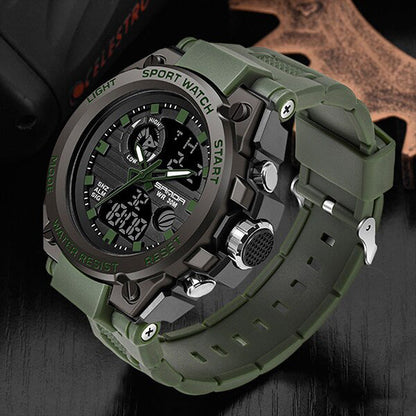 Multifunktionelt Militærur – Stilfuldt, Robust og Klar til Eventyr Ure Tech Butik Army grøn