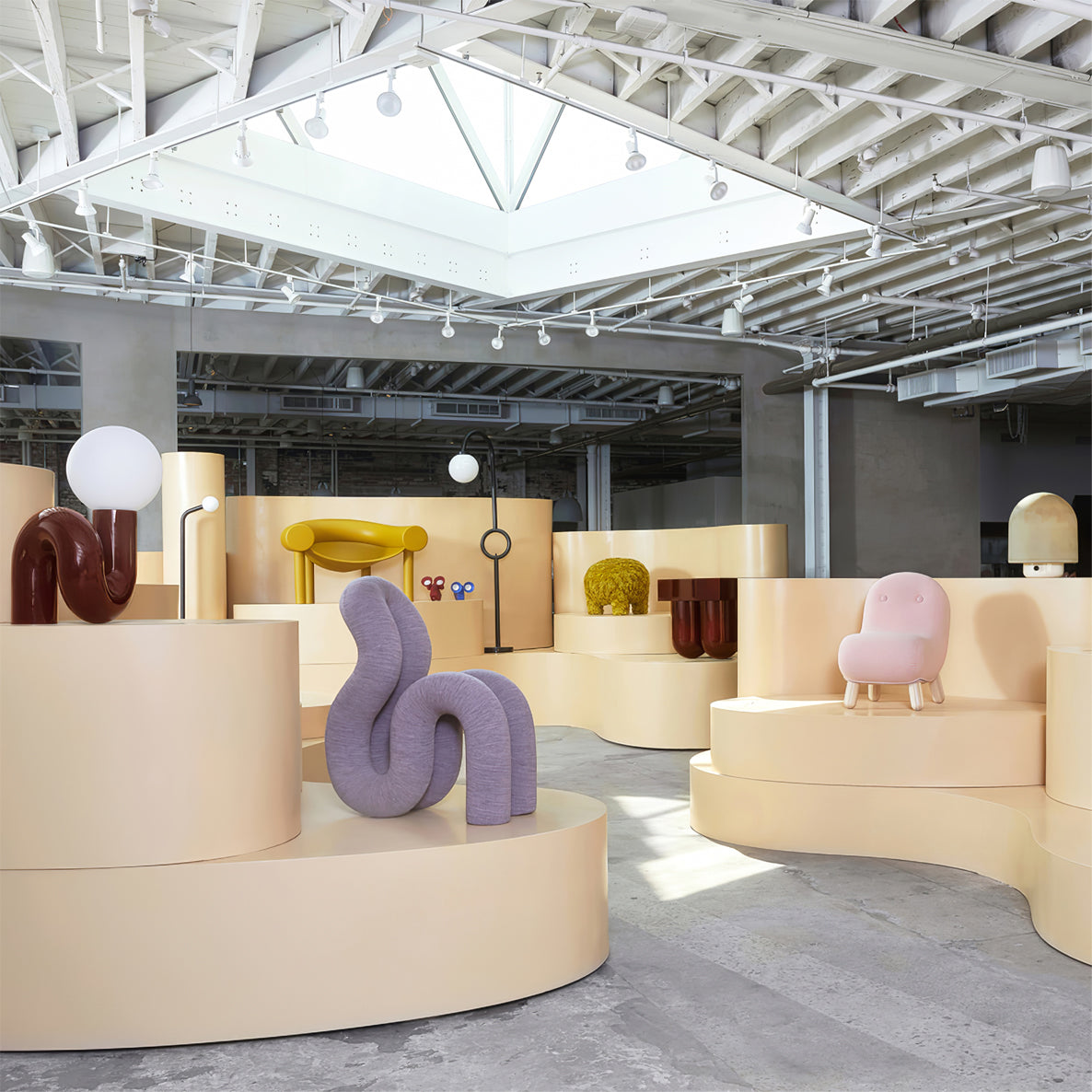 Elegant Spiral Glasbordlampe – Moderne Elegance med Skulpturelt Lys Table lamp Tech Butik