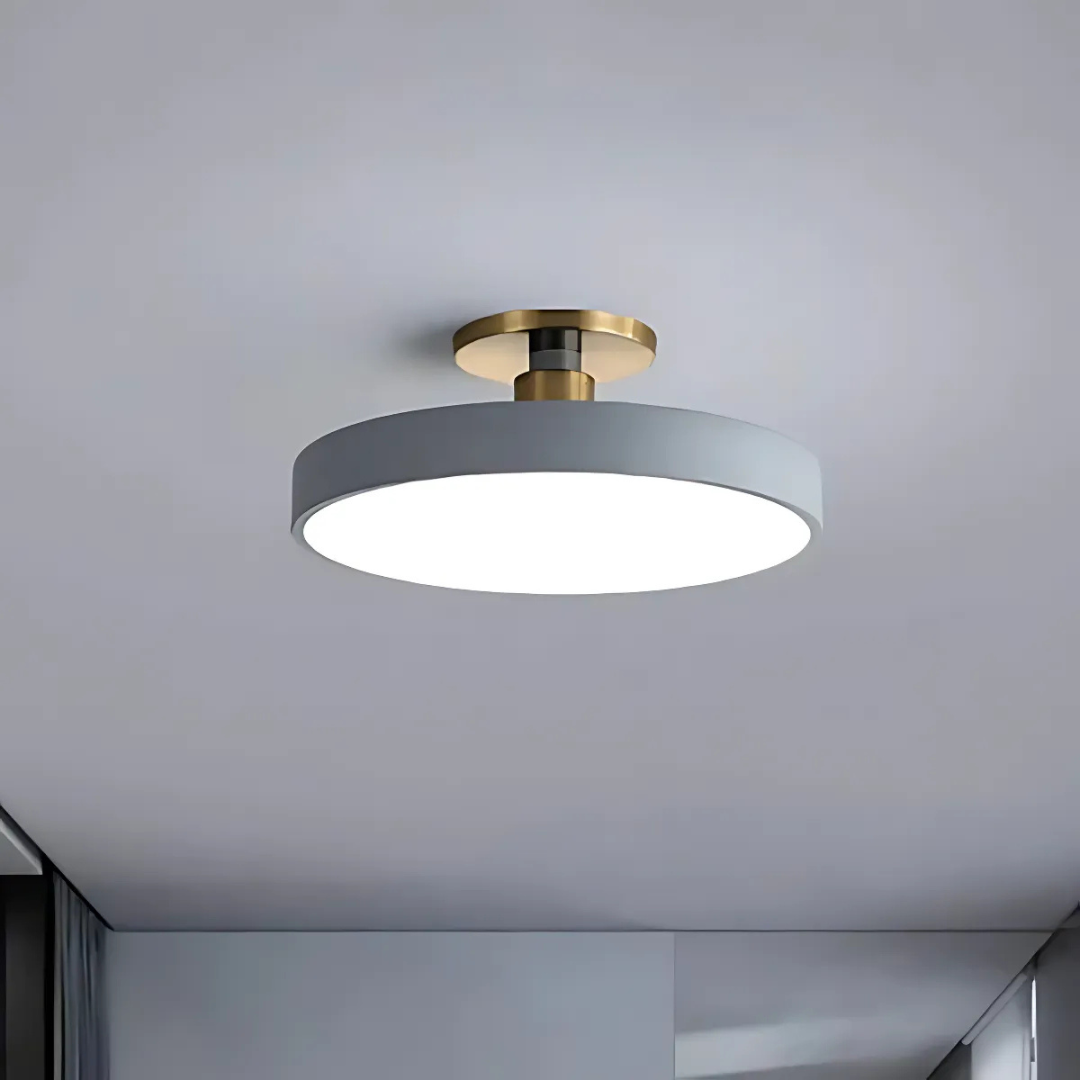 Nordic Glow LED loftslampe Loftlamper Tech Butik Grå Dia 30CM