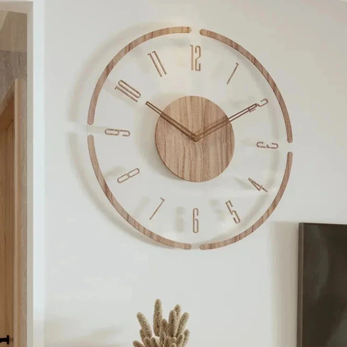 Nordic Silent Glass Vægur Ure Tech Butik