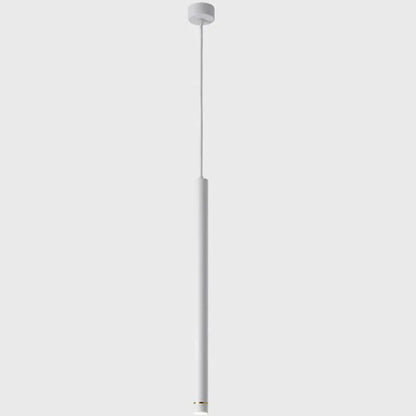 Nordisk Cylindrisk Pendel Hængelamper Tech Butik Hvid 30CM Varmt lys
