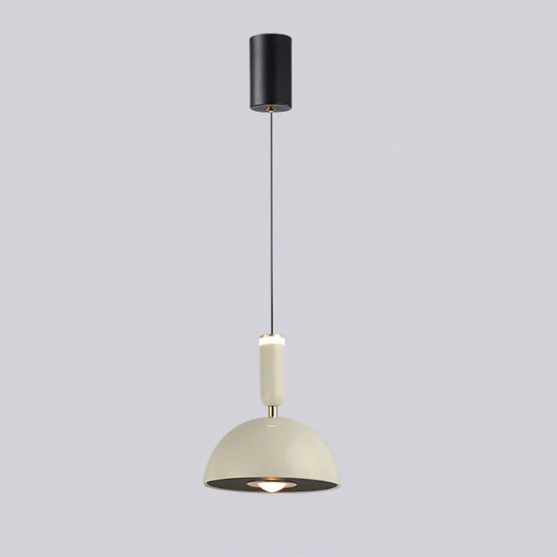 Nordisk LED-pendel lampe til alsidig indendørs belysning Hængelamper Tech Butik Beige Justerbar 1.8m