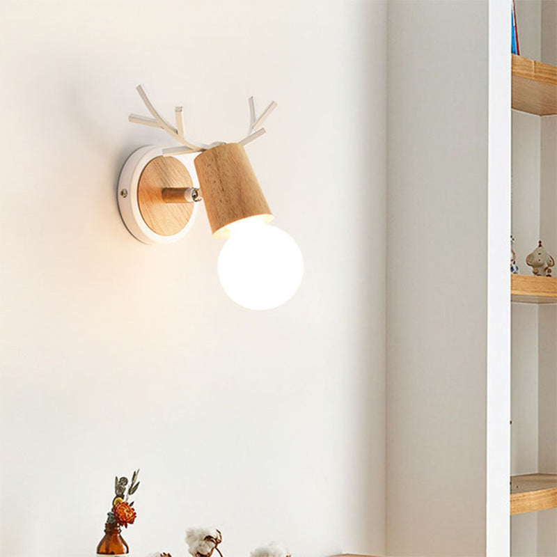 Nordisk LED-væglampe i Elg-design til hyggelig belysning Væglamper Tech Butik