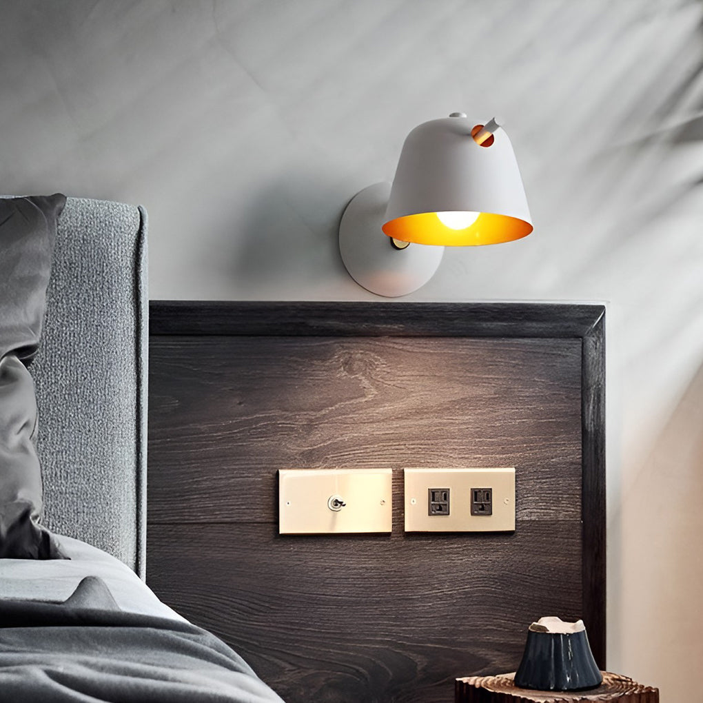 Nordisk Mat Væglampe i Metal med Hatinspireret Design Væglamper Tech Butik
