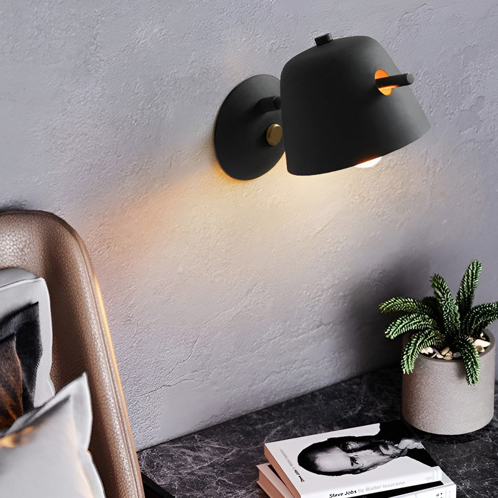 Nordisk Mat Væglampe i Metal med Hatinspireret Design Væglamper Tech Butik