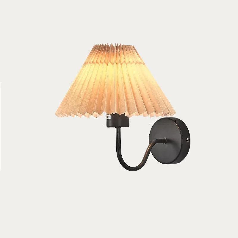 Nordisk Retro Væglampe til Soveværelse, Stue & Indendørs Dekoration Væglamper Tech Butik Abrikos Sort
