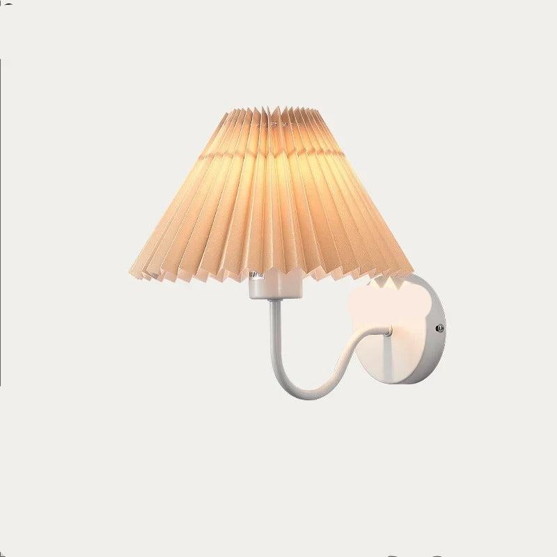 Nordisk Retro Væglampe til Soveværelse, Stue & Indendørs Dekoration Væglamper Tech Butik Abrikos Hvid