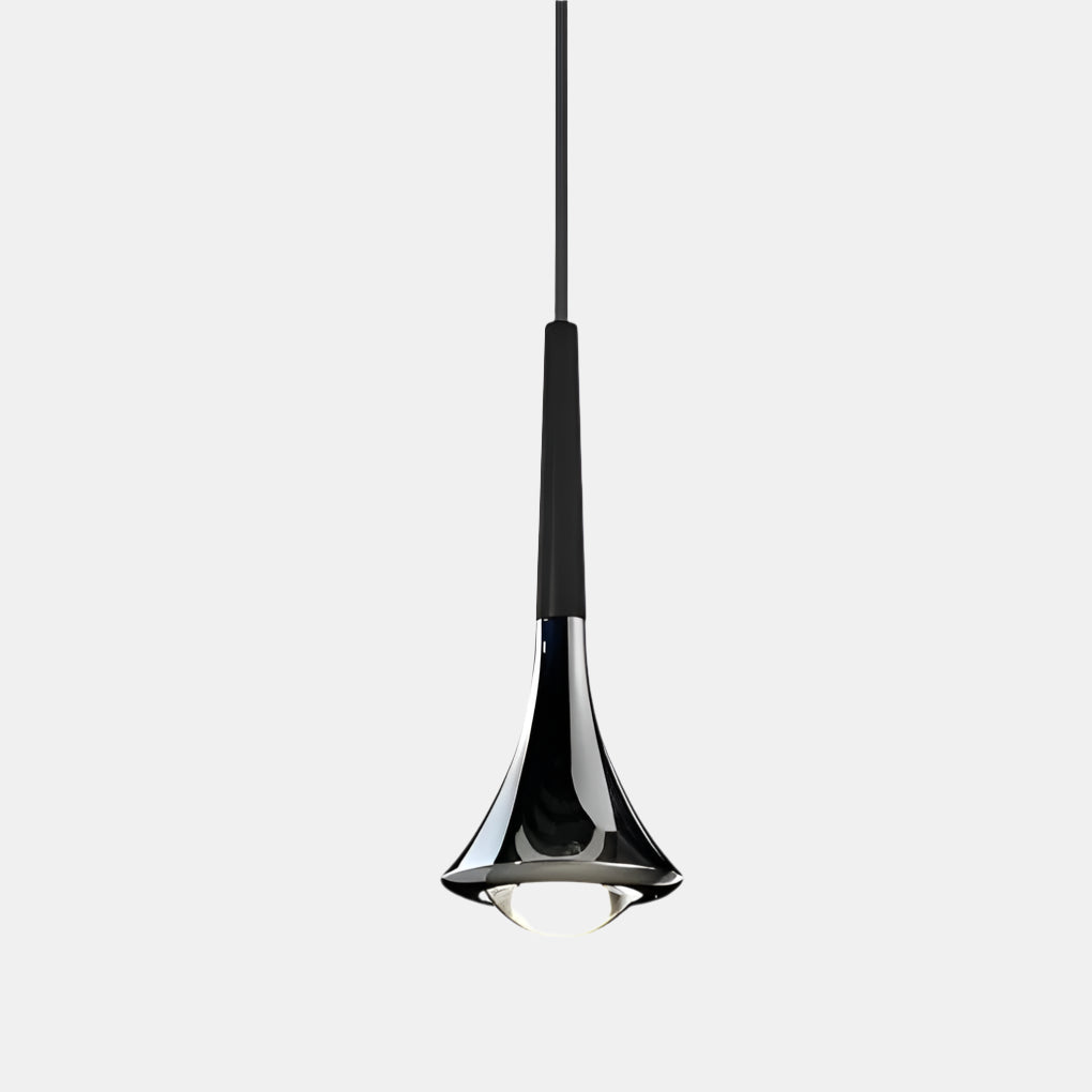 Nordisk Vanddråbe LED-pendellampe til moderne interiør Hængelamper Tech Butik Sort
