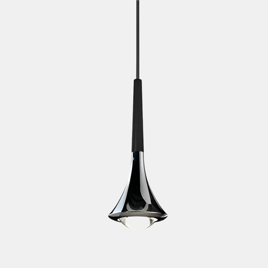 Nordisk Vanddråbe LED-pendellampe til moderne interiør Hængelamper Tech Butik Sort