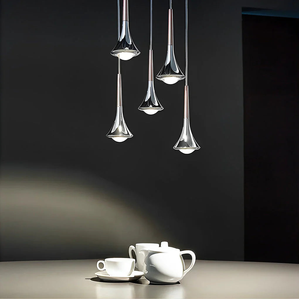 Nordisk Vanddråbe LED-pendellampe til moderne interiør Hængelamper Tech Butik