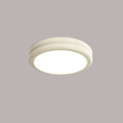 Moderne Rund LED Loftlampe – Minimalistisk Design med Klar Belysning Ceiling Lamp Tech Butik Mælkehvid 23cm x 6cm
