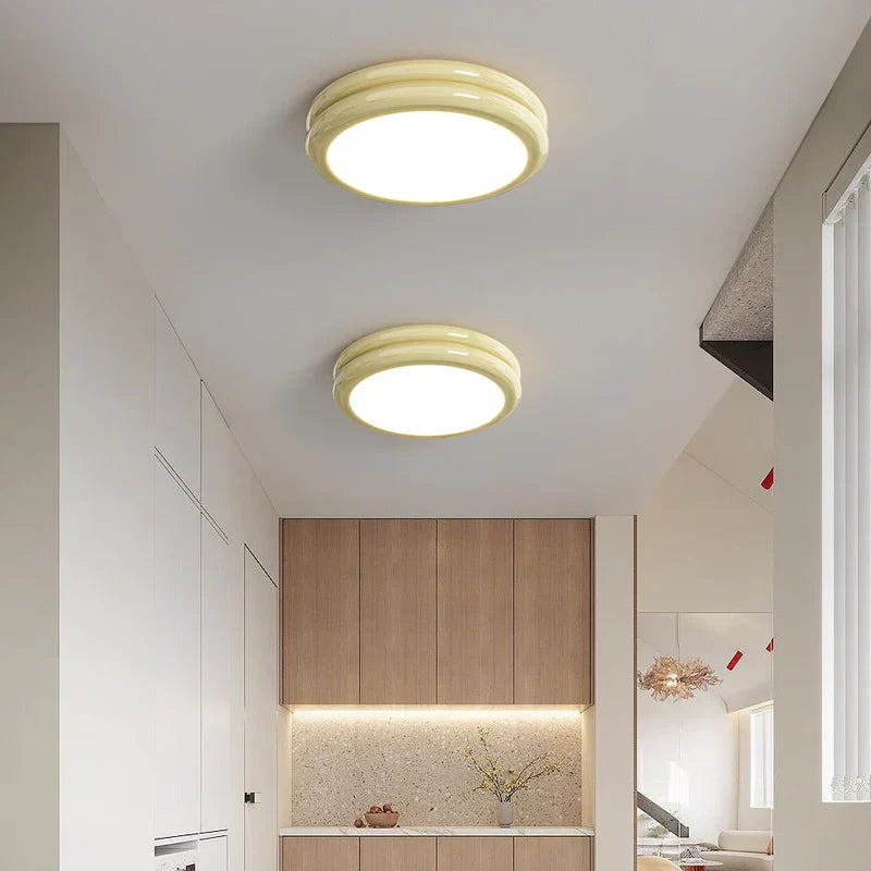 Moderne Rund LED Loftlampe – Minimalistisk Design med Klar Belysning Ceiling Lamp Tech Butik