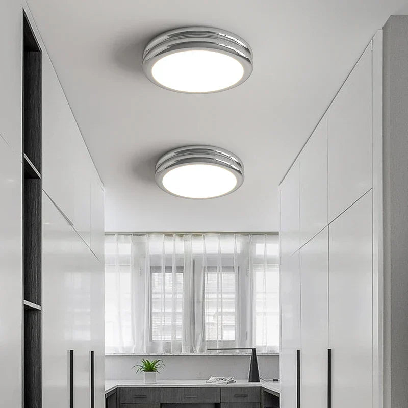 Moderne Rund LED Loftlampe – Minimalistisk Design med Klar Belysning Ceiling Lamp Tech Butik