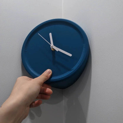 Minimalistisk Nordisk Hjørne-Vægur – Støjsvagt Analogt Design Wall Clocks Tech Butik Stil 5