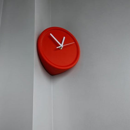 Minimalistisk Nordisk Hjørne-Vægur – Støjsvagt Analogt Design Wall Clocks Tech Butik Stil 6