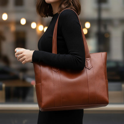 Dame Vintage Tote Taske – Klassisk og Rummelig Tote bag Tech Butik