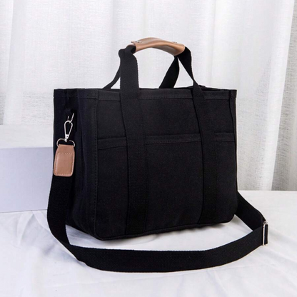 Elegant Tote Taske – Stilfuld og Rummelig Taske til Hverdagens Behov Bags Tech Butik Black