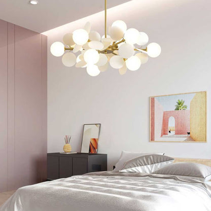 Moderne Kunstnerisk Opal Lysekrone Pendellampe – Forvandl Dit Rum til et Nutidigt Kunstunivers Chandeliers Tech Butik