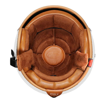 Åbn ansigt Motorcykelhjelm – Ultimativ Komfort og Retrostil Motorcycle Helmets Tech Butik