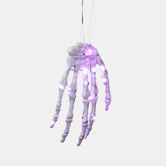 Oplyst Skelet-Hånd – Uhyggelig Halloween-dekoration med LED Sæsonbestemte dekorationer Tech Butik