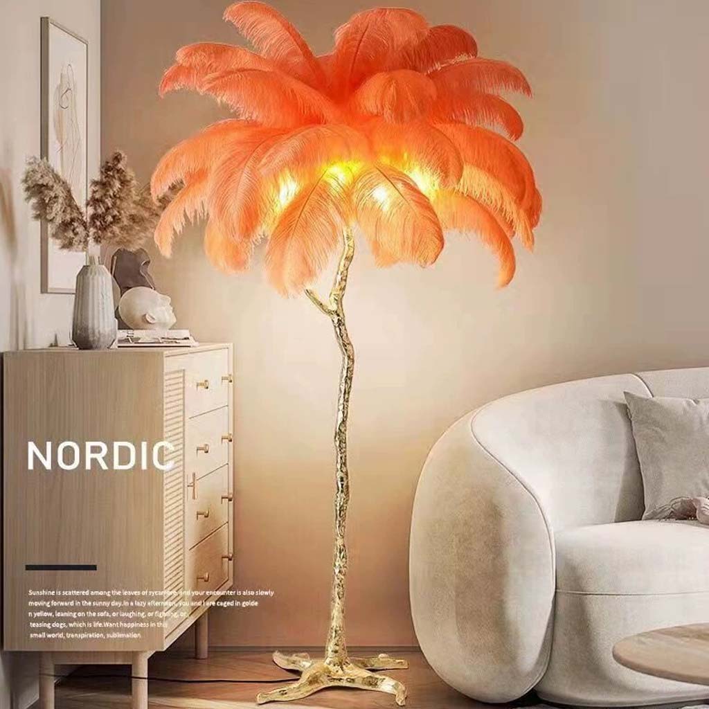 Luksus Struds Fjeder Gulvlampe – Forvandl Dit Rum til et Stilfuldt og Luksuriøst Fristed Floor Lamps Tech Butik