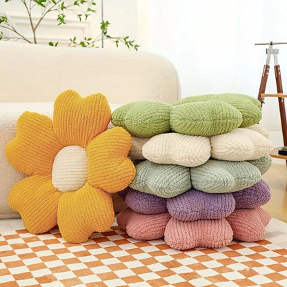 Corduroy Bloom Lounge Pude – Blød Retrokomfort Puder & Puder Tech Butik