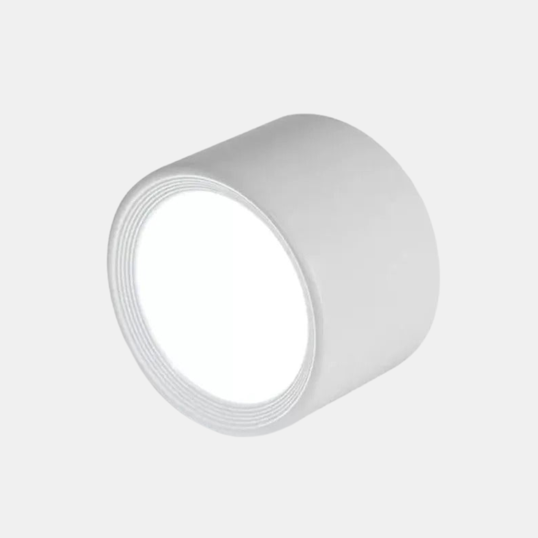 Overflademonteret LED Downlight – Moderne Justerbar Spot Belysning Tech Butik Hvid 5W Varm hvid 3000K