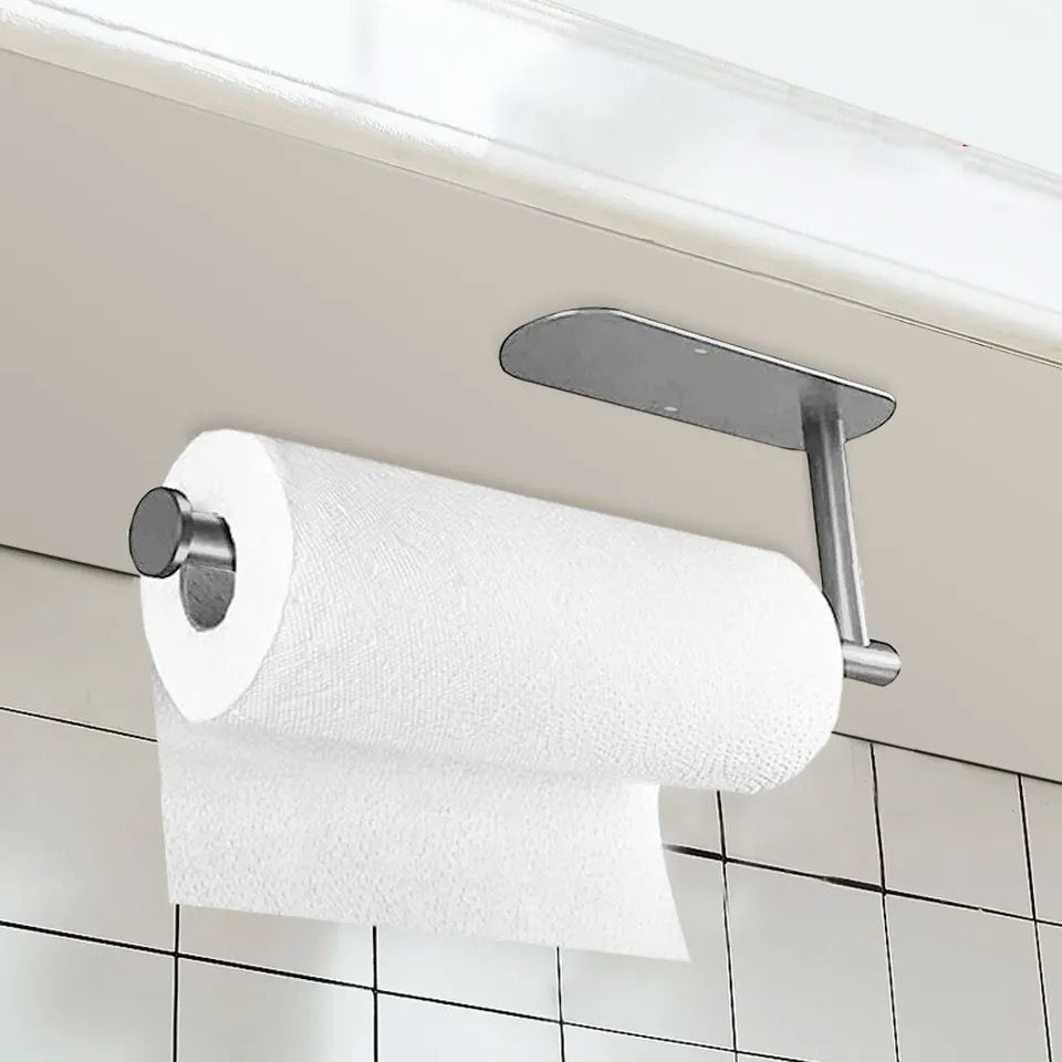 Væghængt Køkkenrulleholder – Praktiske Papirhåndklædeholdere i Rustfrit Stål Paper Towel Holders Tech Butik