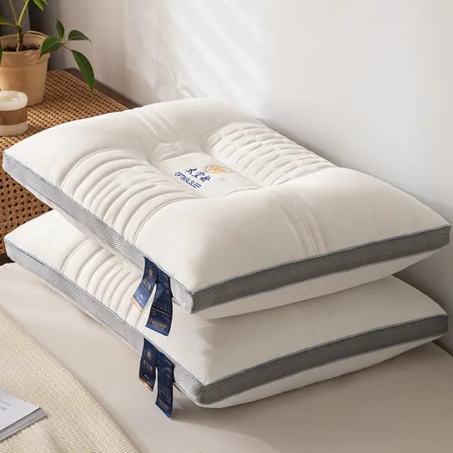 Vaskbar 3D Quiltet Cervikal Latex Pude – Ergonomisk og Åndbar Sovepude (1 Stk.) pillow Tech Butik