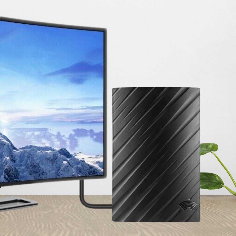 Langdistance Indendørs HDTV 4K Digital Antenne – Kraftig Signalmodtagelse Op Til 600 Miles Indoor TV Antenna Tech Butik