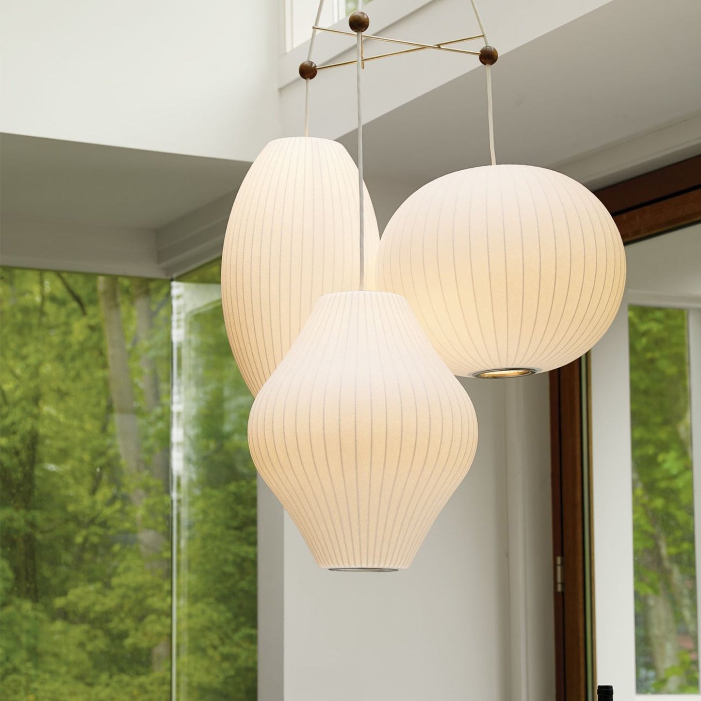 Moderne Boble Loftslampe med Krydsdesign Pendellampe Tech Butik