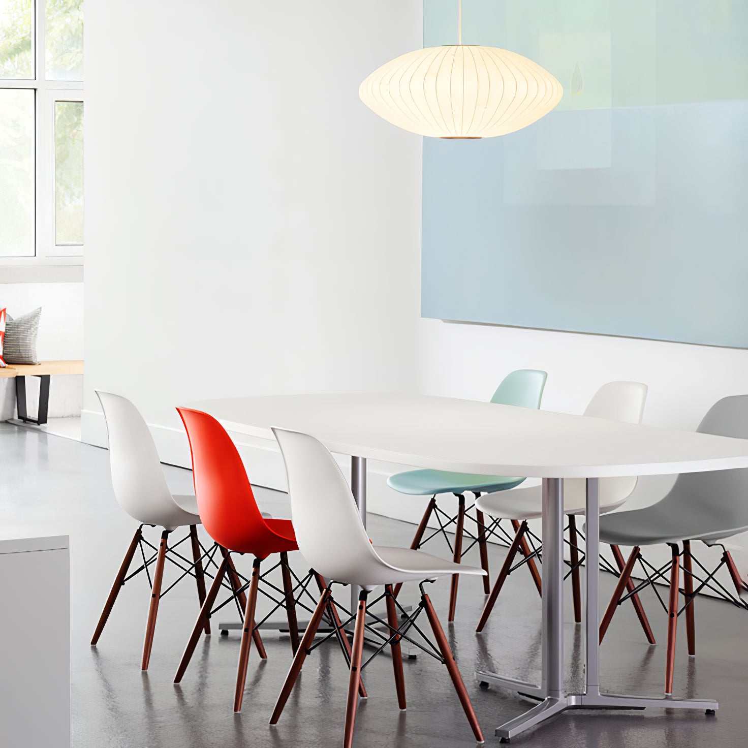 Moderne Boble Loftslampe med Krydsdesign Pendellampe Tech Butik